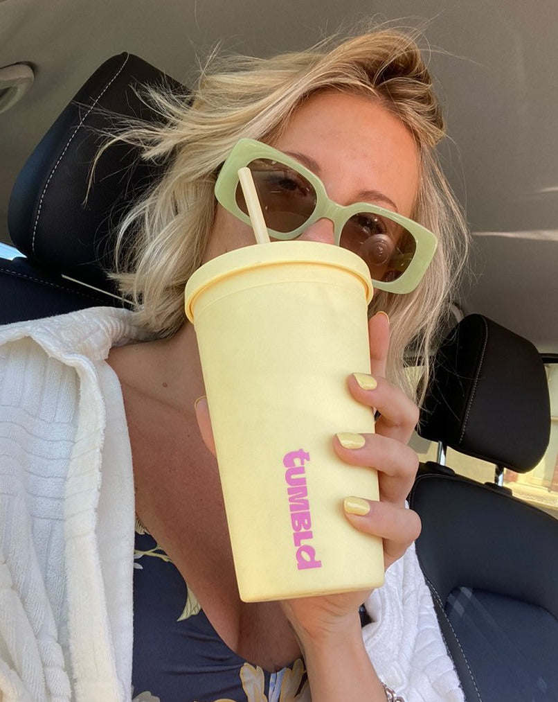 Daily Hydration Tumbler - Sunshine